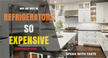 Why Built-In Refrigerators Cost More: Uncovering the High Price Tag
