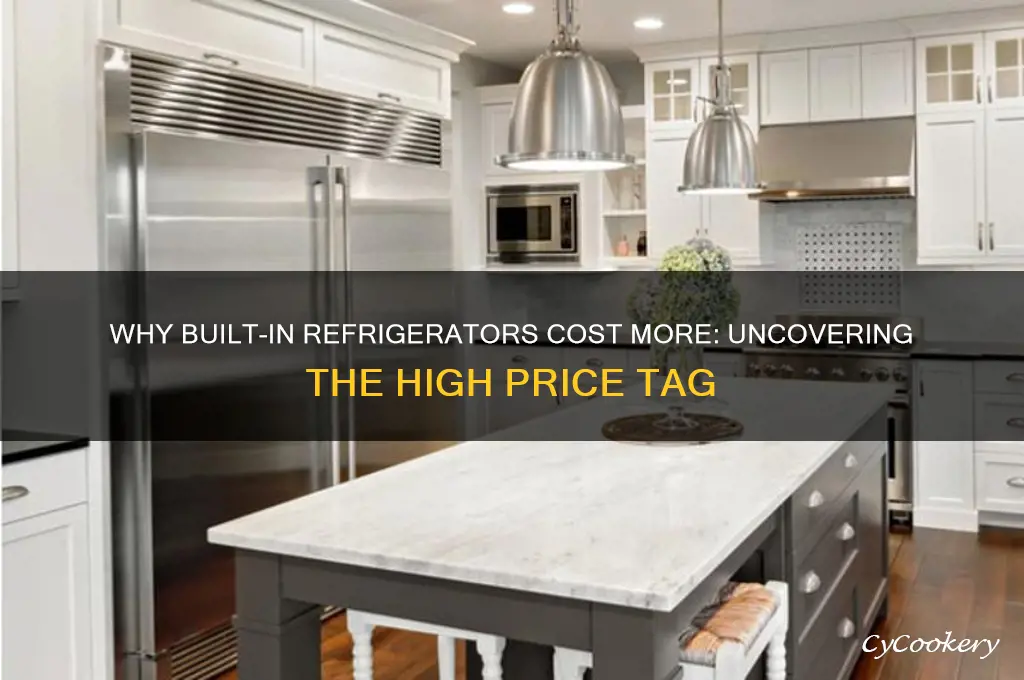 why are built in refrigerators so expensive