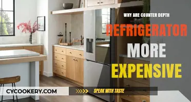 Why Counter Depth Refrigerators Cost More: Uncovering the Price Difference