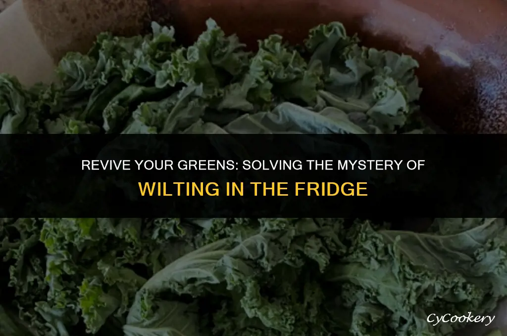 why are my greens wilting in the refrigerator