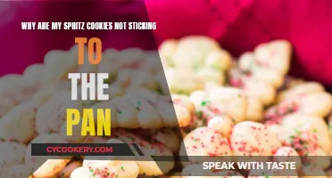 Spritz Cookies: Sticking to the Pan, Why?