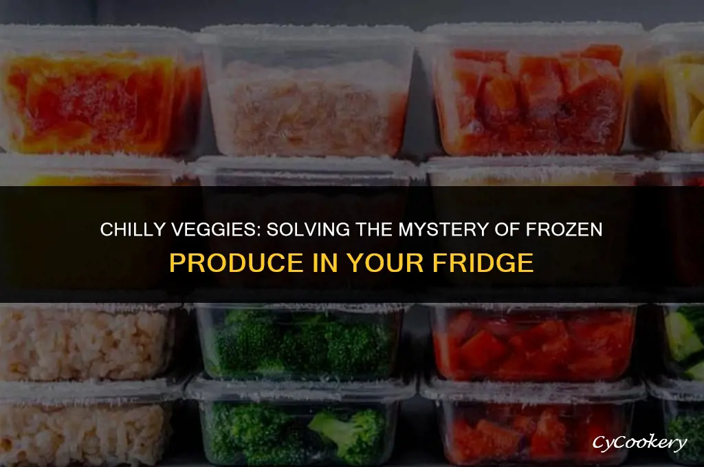 why are my vegetables freezing in my refrigerator