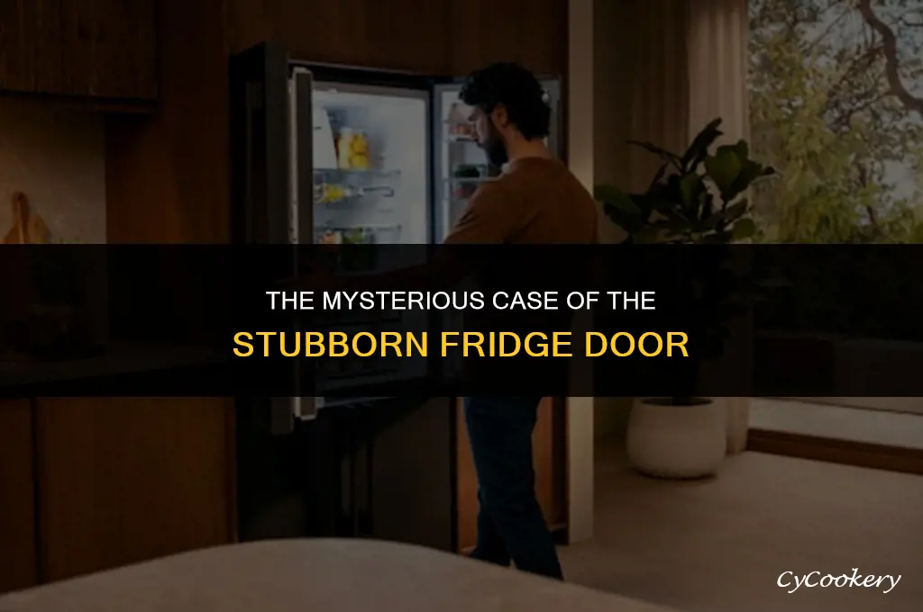 why are refrigerators so hard to open after closing