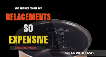 Why Rice Cooker Pot Replacements Cost a Small Fortune