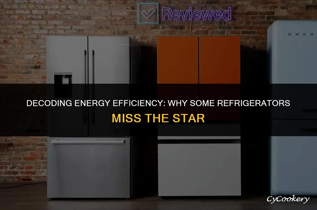 why are some refrigerators not energy star certified
