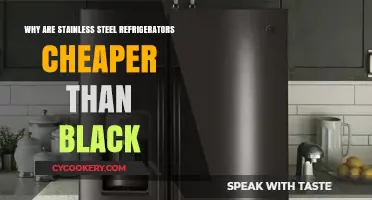 Exploring the Cost Difference: Stainless Steel vs. Black Refrigerators