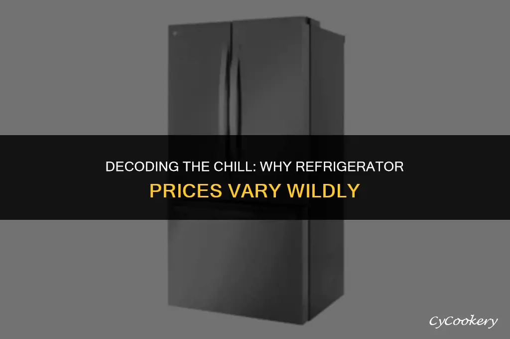 why are the prices so much different for refrigerators
