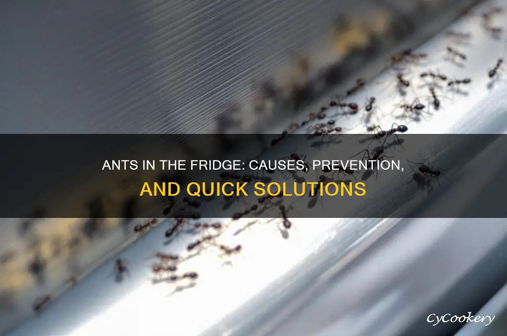 why are there ants in my refrigerator