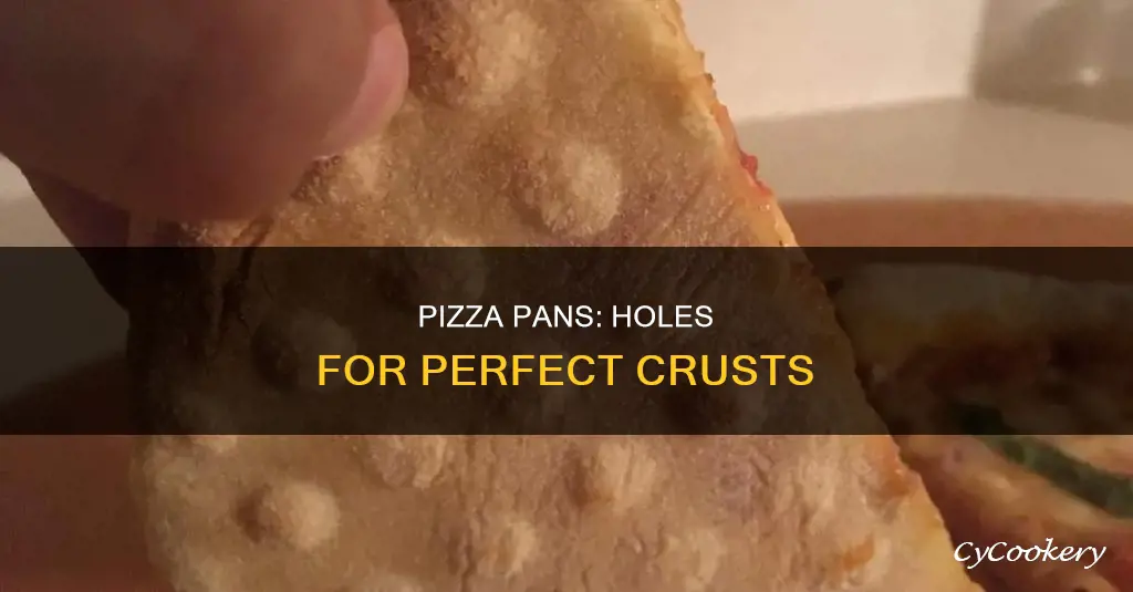 why are there holes in a pizza pan