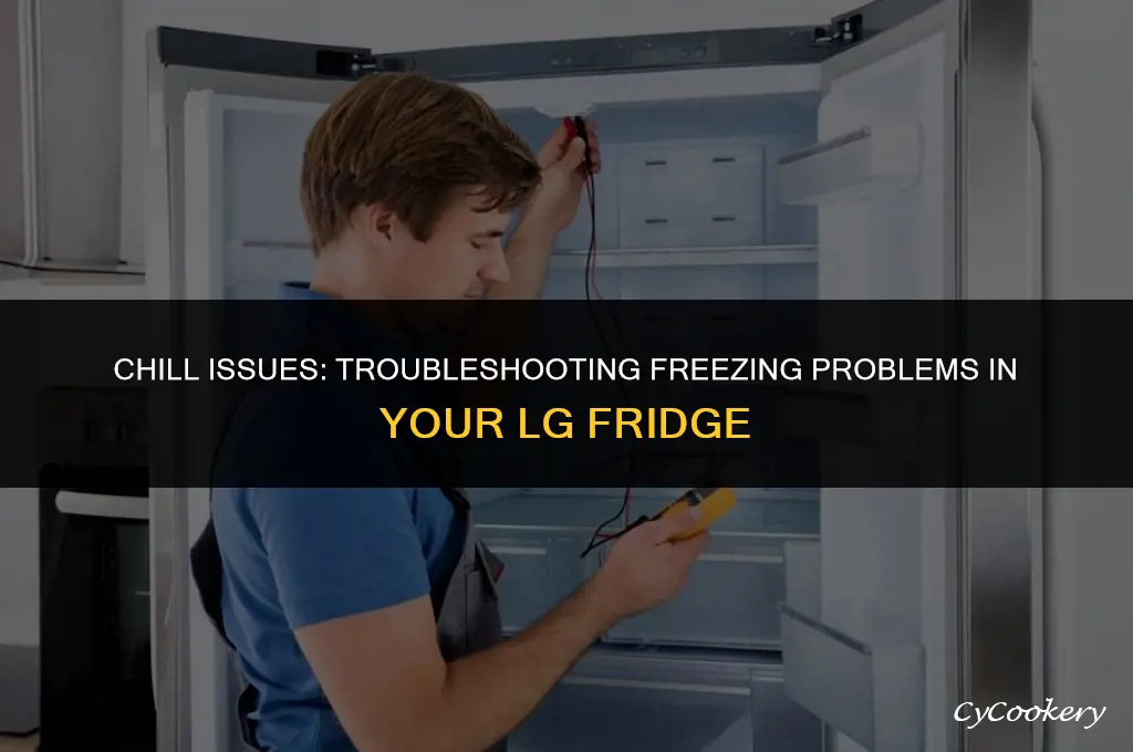 why are things freezing in my lg refrigerator