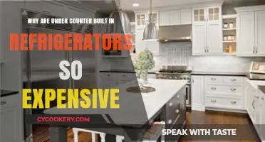 Exploring the High Cost of Under-Counter Built-In Refrigerators