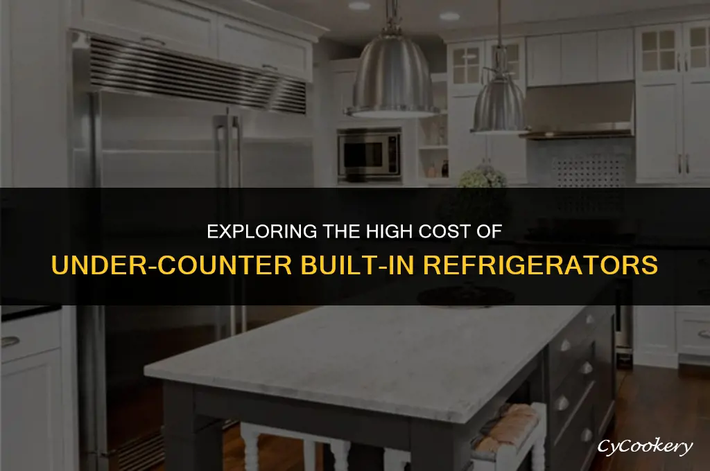 why are under counter built in refrigerators so expensive