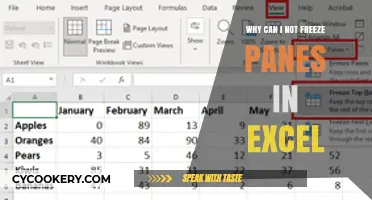 Freeze Panes Not Working in Excel: Here's Why