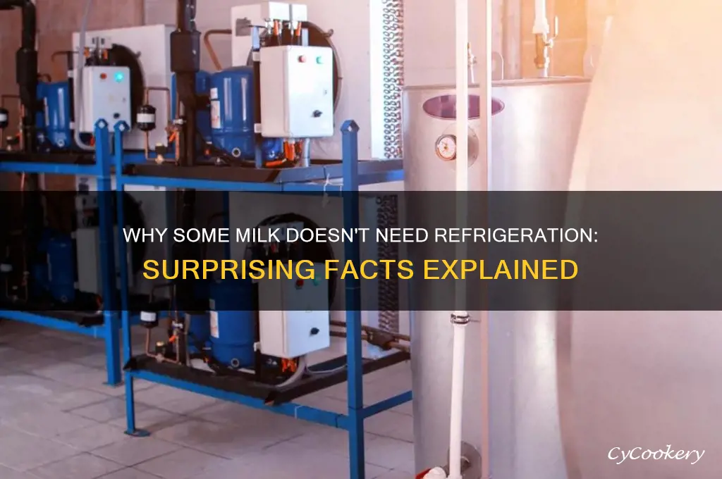 why can some milk not be refrigerated