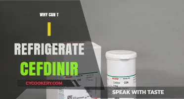 Why Cefdinir Shouldn't Be Refrigerated: Understanding Proper Storage