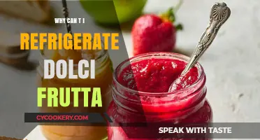 Why Refrigerating Dolci Frutta Ruins Its Texture and Flavor
