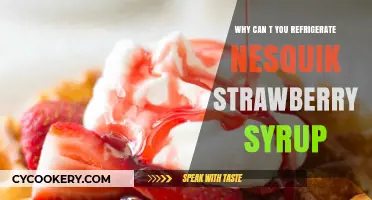 Why Nesquik Strawberry Syrup Shouldn't Be Refrigerated: Key Reasons