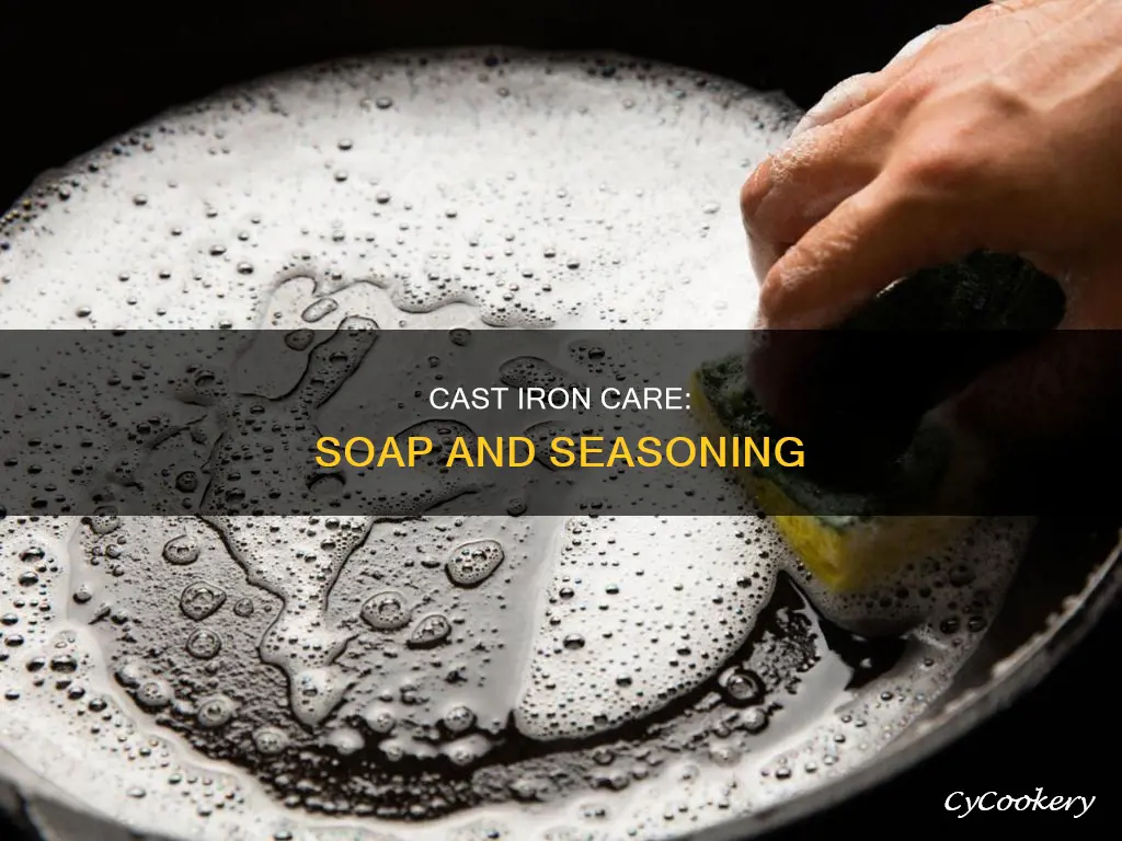 why can you use soap on cast iron pans