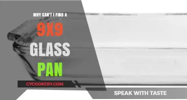 Where Are All the 9x9 Glass Pans?