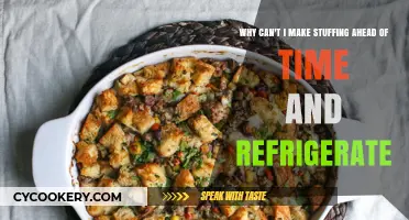 Can't Prep Stuffing Early? Reasons to Avoid Refrigerating Ahead