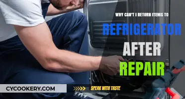 Post-Repair Refrigerator Restrictions: Why You Can't Return Items Immediately