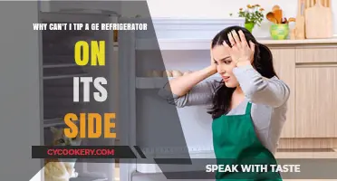 Why You Should Never Tip a GE Refrigerator on Its Side