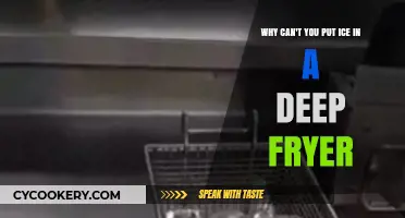 The Surprising Reason You Shouldn't Add Ice to Your Deep Fryer