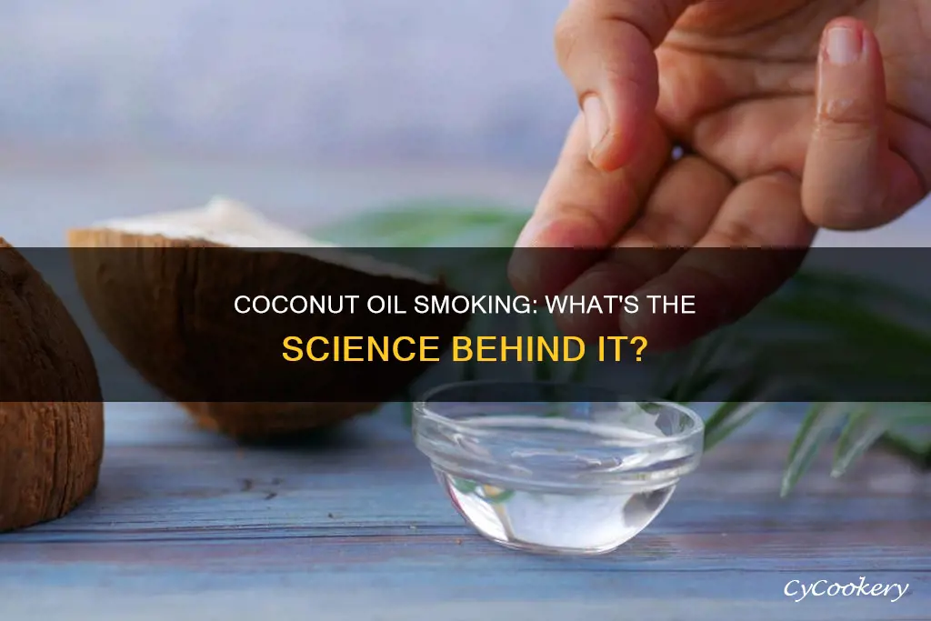 why coconut oil smokes on pan