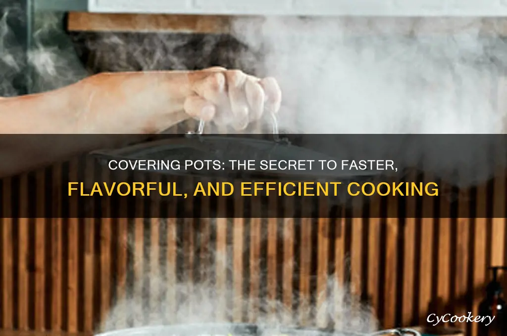 why cover a pot when cooking