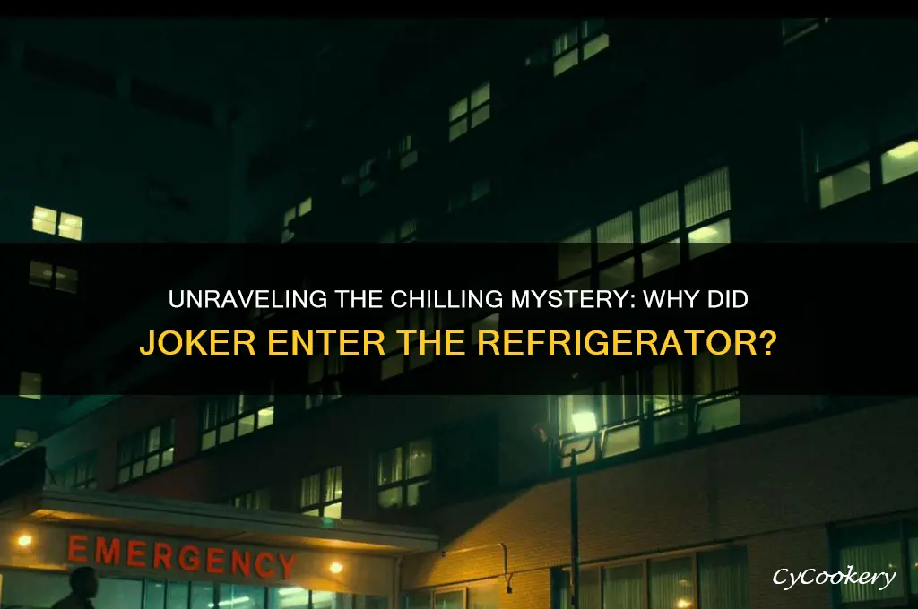 why did joker get in the refrigerator
