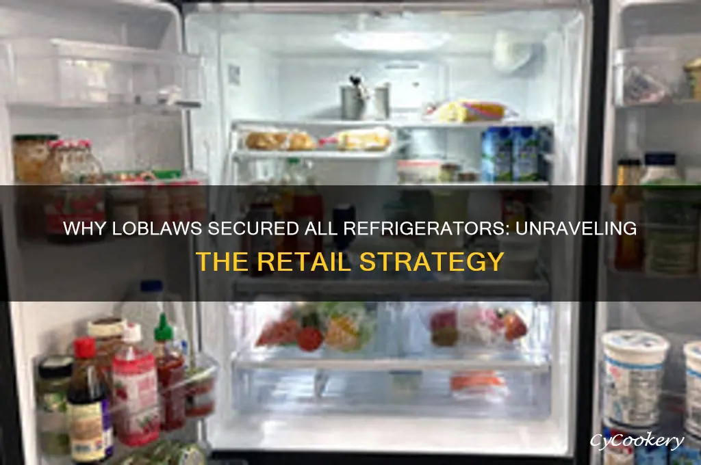 why did loblaws get all the refrigerators