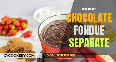 Chocolate Fondue Separation: Understanding the Science Behind It