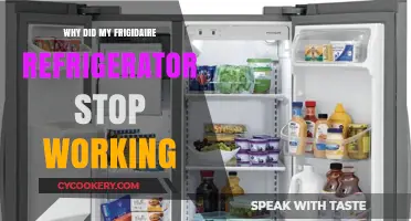 Why Did My Frigidaire Refrigerator Suddenly Stop Working?