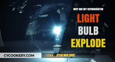 Why Did My Refrigerator Light Bulb Explode? Causes and Solutions