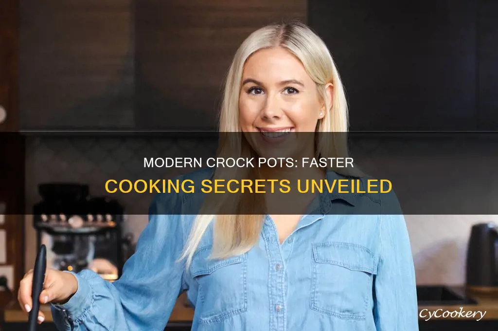 why do crock pots cook so much faster now