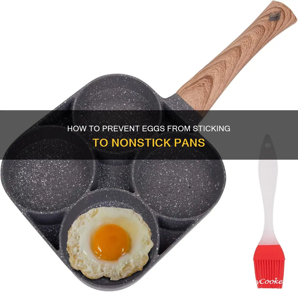 why do eggs stick to nonstick pan