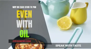 Eggs Sticking to the Pan: Oil is Not Enough