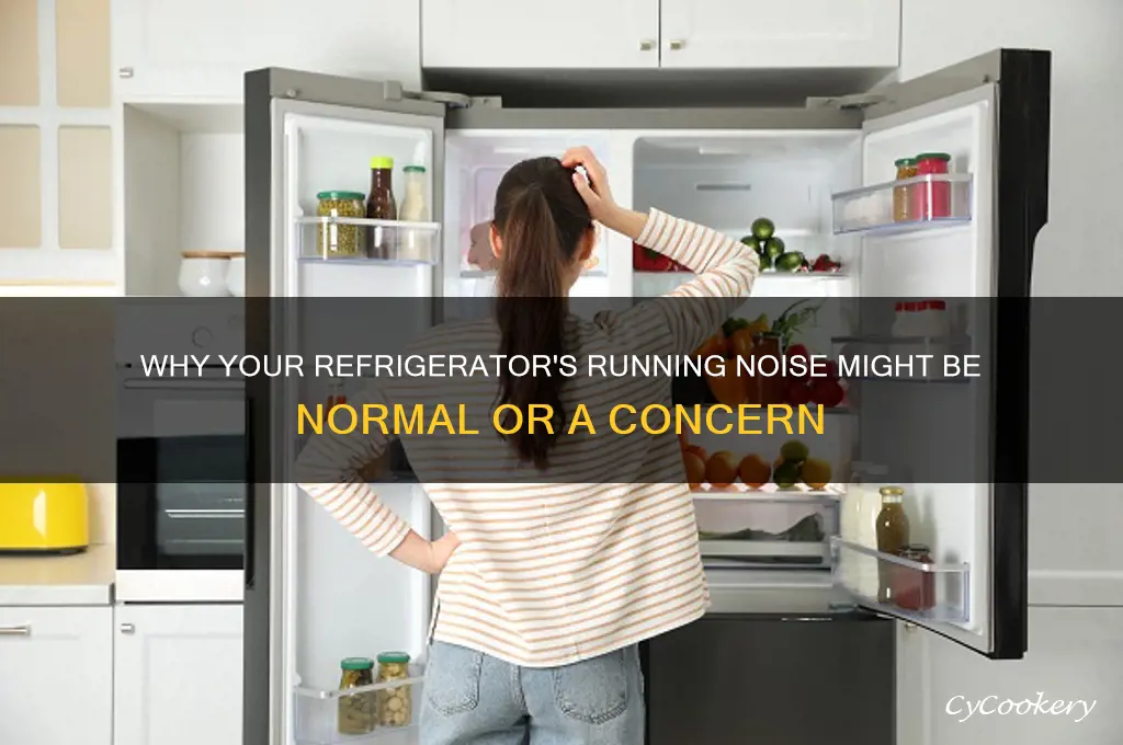 why do i hear my refrigerator running