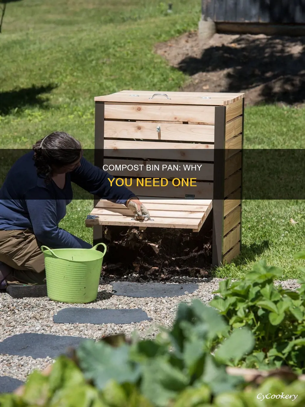 why do I need a pan under my compost bin