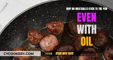 Preventing Meatballs from Sticking to the Pan