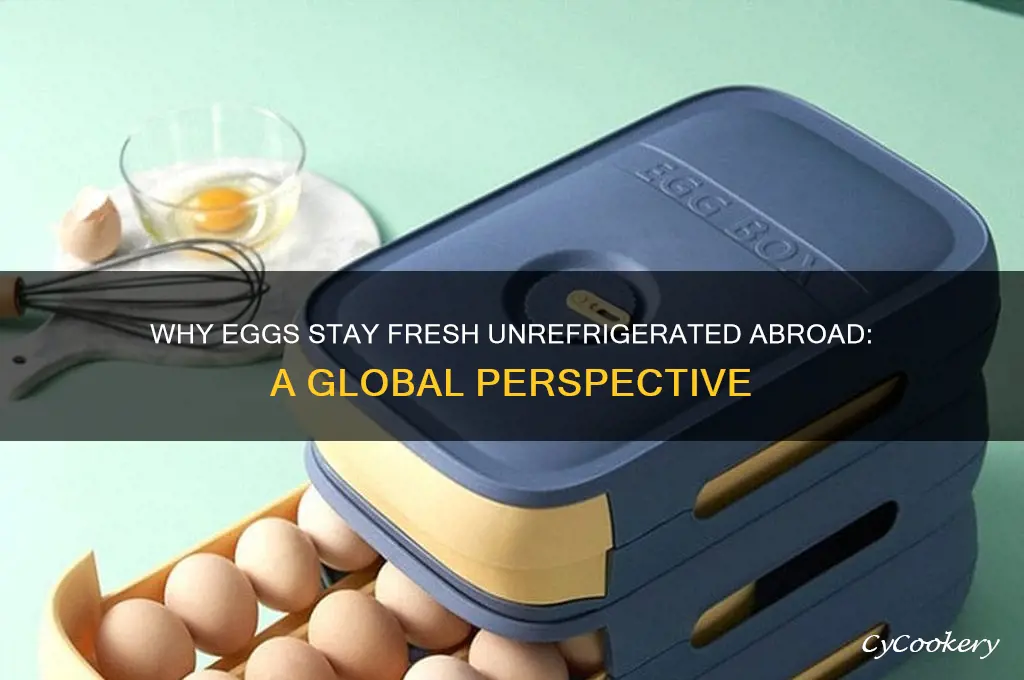 why do other countries not refrigerate eggs