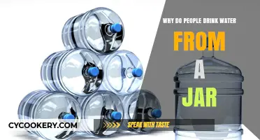 Why Do People Prefer Drinking Water from Jars?