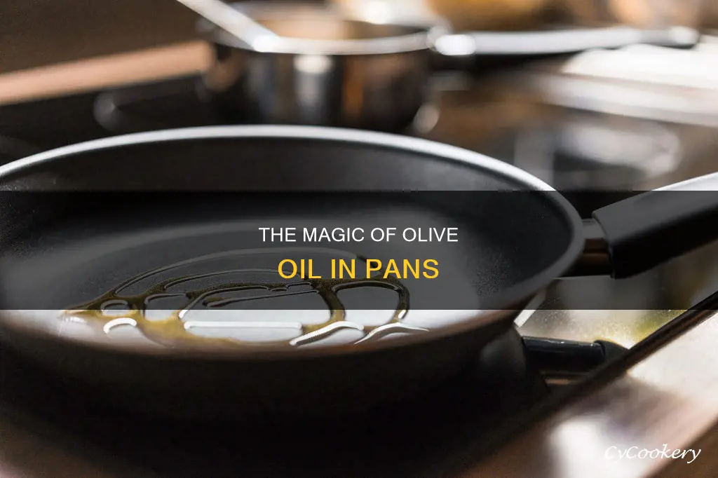 why do people put olive oil on pans