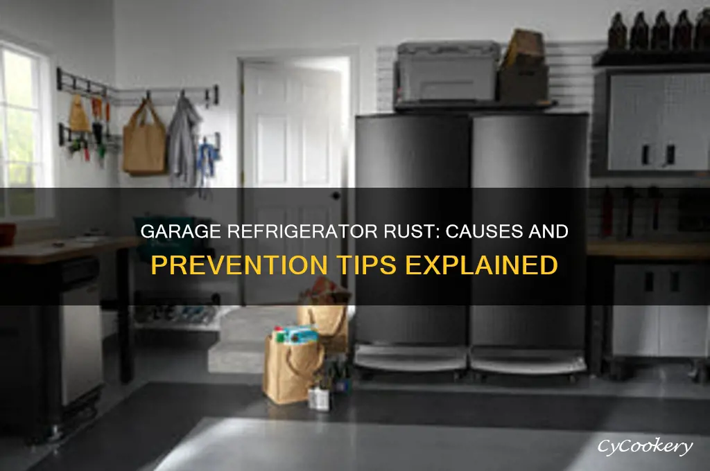 why do refrigerators rust out in garage