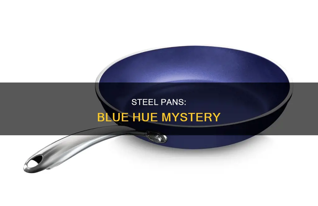 why do stainless steel pans turn blue