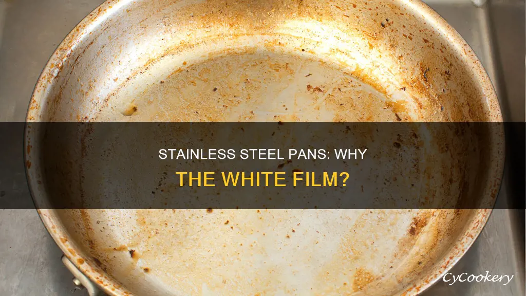 why do stainless steel pans turn white