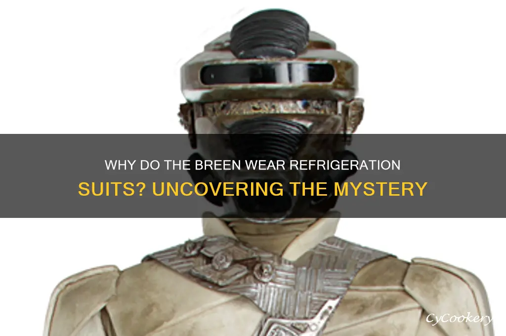 why do the breen wear refrigeration suits