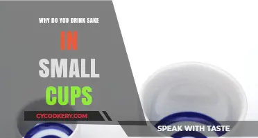 Sake's Small Cup Tradition: Enhancing Flavor, Ritual, and Social Connection