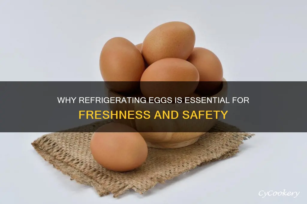 why do you have to refrigerate eggs