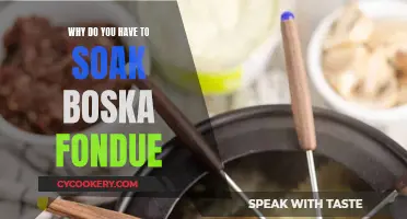 Boska Fondue: Soaking for the Perfect Melting Experience